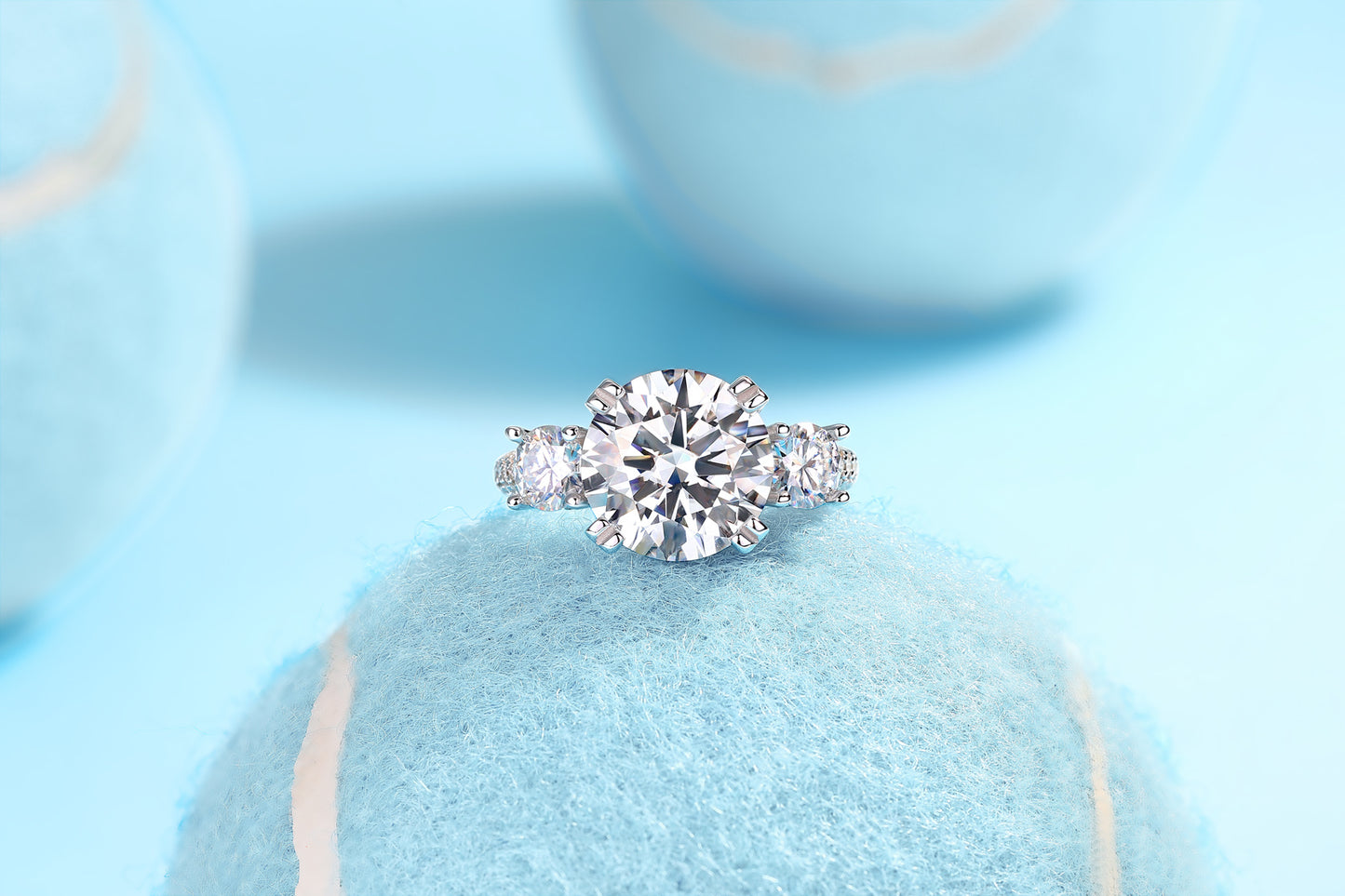 Dazzling Stars – Moissanite Jewelry Set in S925 Sterling Silver
