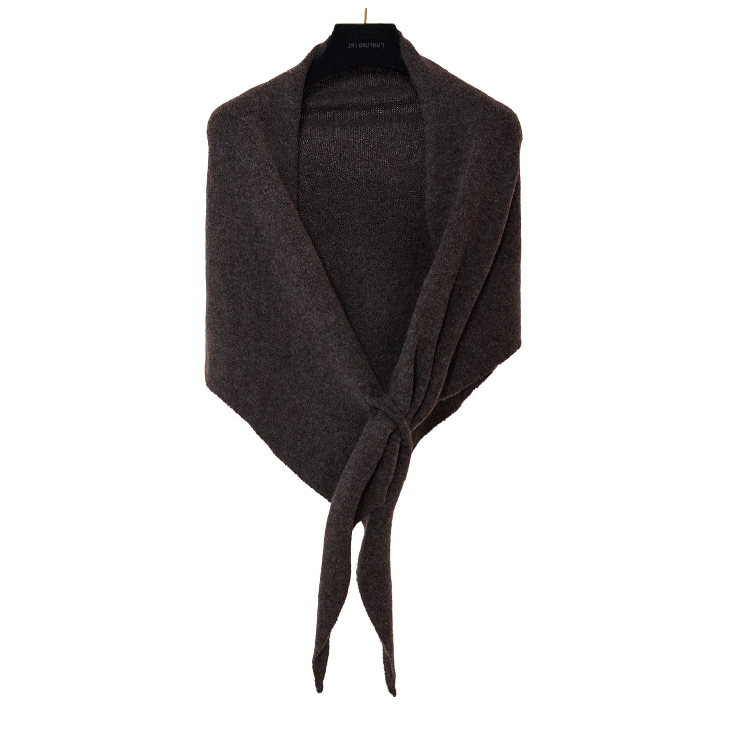 Women's Winter Knit Triangle Shawl – Soft & Stylish Korean Neck Wrap