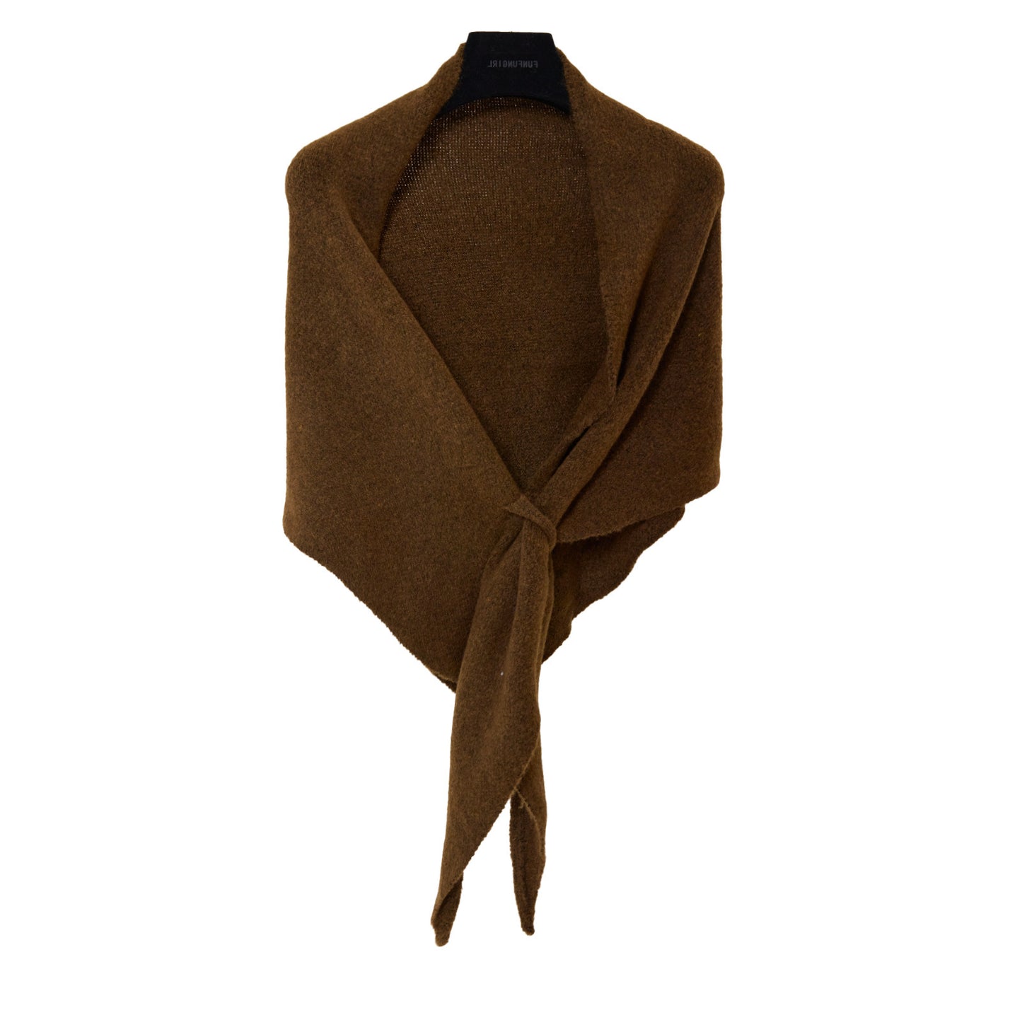 Women's Winter Knit Triangle Shawl – Soft & Stylish Korean Neck Wrap