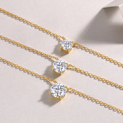 3‑carat morganite pendant necklace arranged on display surface