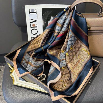 Polka Dot Cashew Color Matching Scarf Female Stylish Thin Scarf